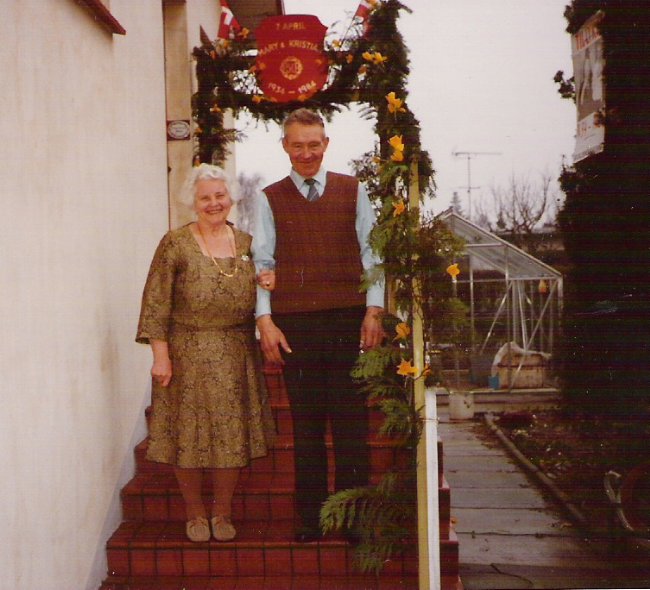 Mary og Kristians guldbryllup