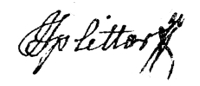 Johannes underskrift